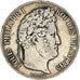 Moneta, Francia, Louis-Philippe, 5 Francs, 1832, Nantes, MB+, Argento