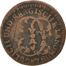 Moneta, Stati tedeschi, JULICH-BERG, Karl Theodor, 1/4 Stüber, 1784, MB, Rame