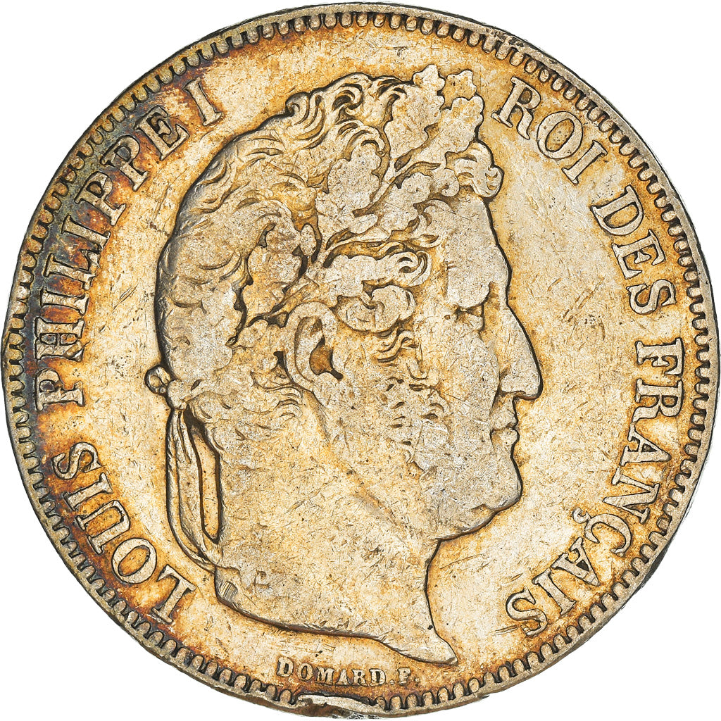 Monnaie, France, Louis-Philippe, 5 Francs, 1842, Bordeaux, TB+, Argent