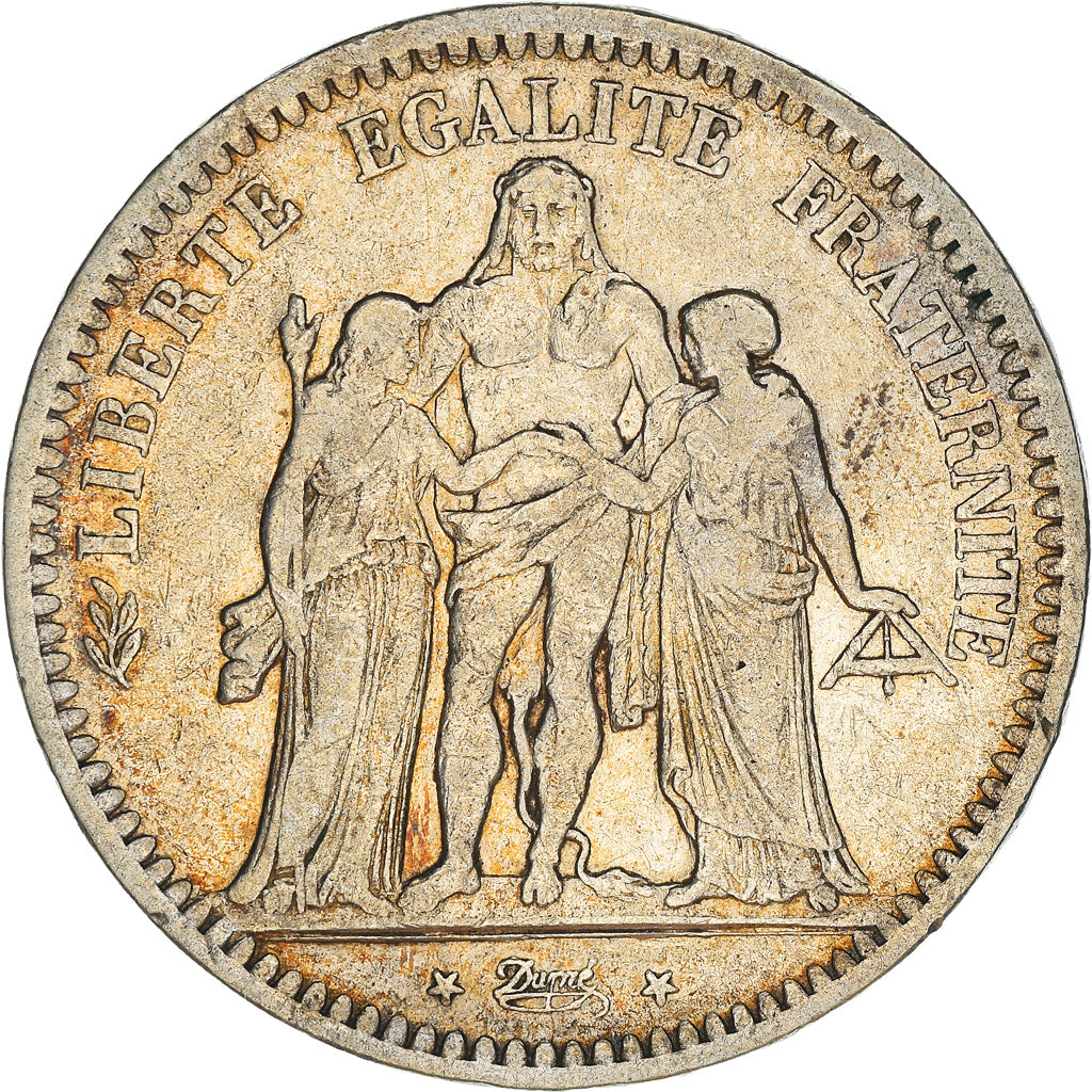 Coin, France, Hercule, 5 Francs, 1848, Strasbourg, VF(20-25), Silver, KM:756.2