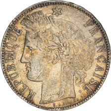 Coin, France, Cérès, 5 Francs, 1870, Bordeaux, VF(20-25), Silver, KM:818.2, Le