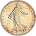 Moneta, Francja, Semeuse, 2 Francs, 1919, Paris, MS(60-62), Srebro, KM:845.1, Le