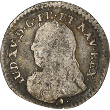 Moneda, Francia, Louis XV, 1/20 Écu  aux branches d'olivier (6 sols), 6 Sols