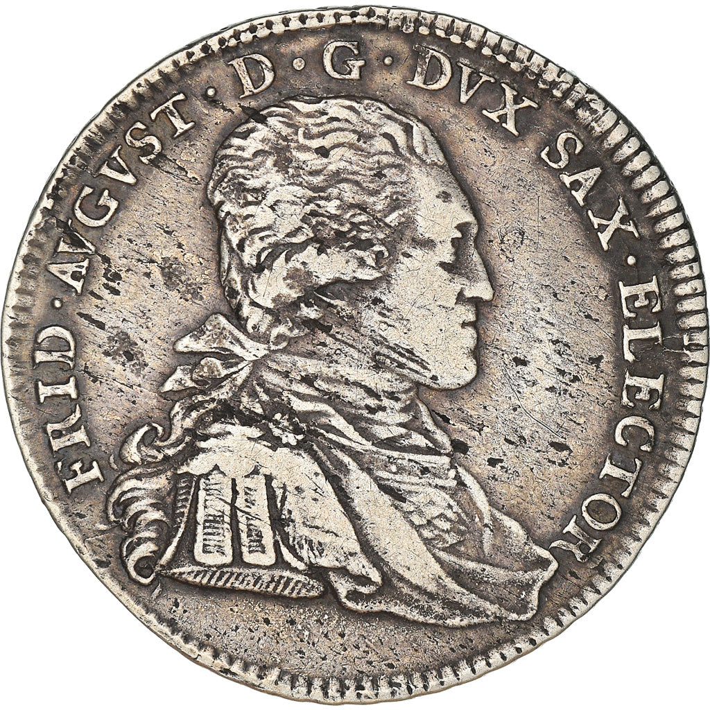 Moneta, Stati tedeschi, SAXONY-ALBERTINE, Friedrich August III, 1/3 Thaler, 1/2