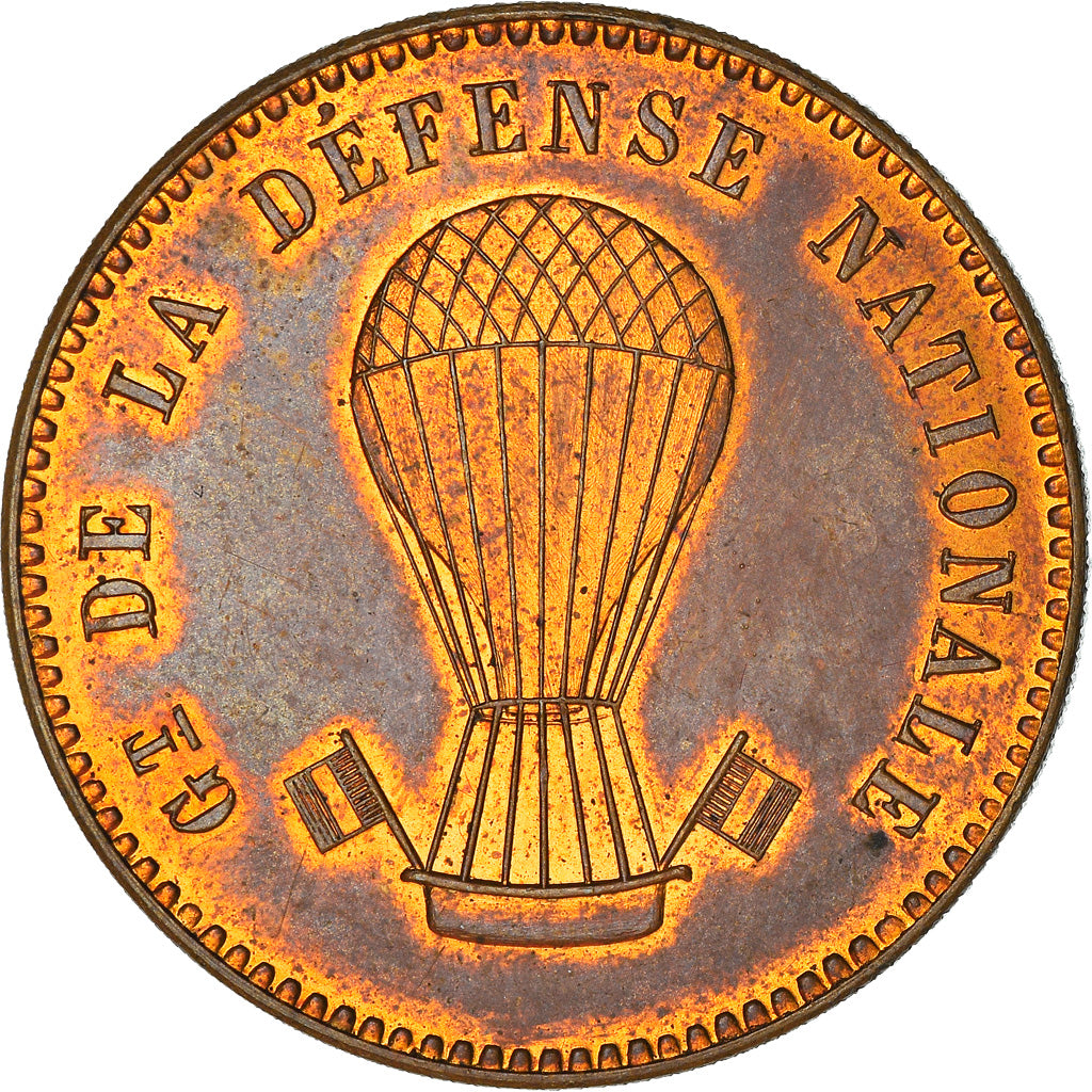 Coin, France, 10 Centimes, 1870, Paris, ESSAI, MS(63), Bronze, Mazard:2293