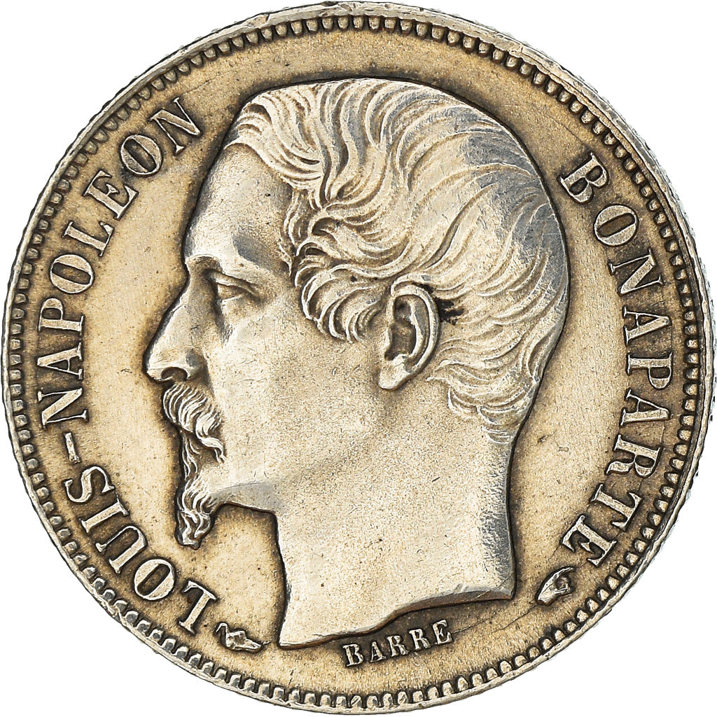 Moneta, Francja, Napoléon III, 50 Centimes, 1852, Paris, MS(63), Srebro