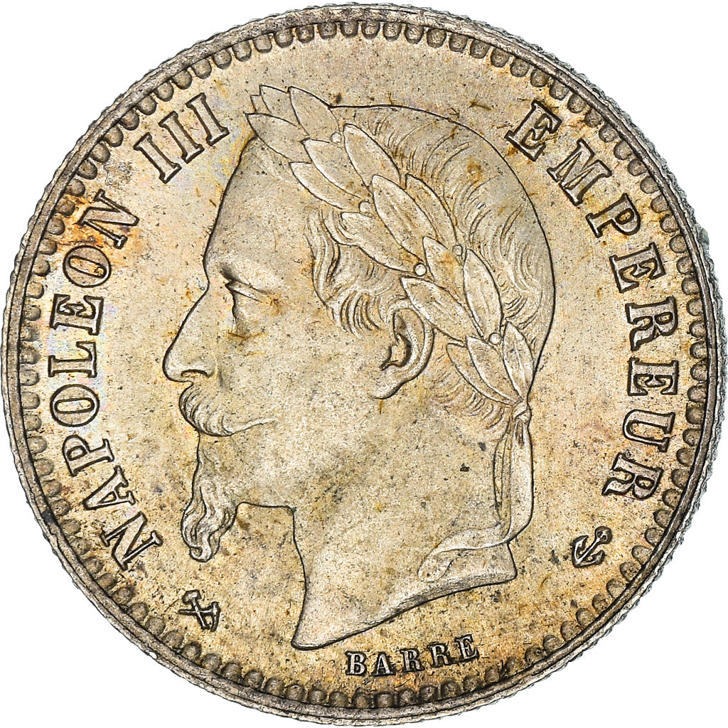 Monnaie, France, Napoleon III, Napoléon III, 50 Centimes, 1867, Bordeaux