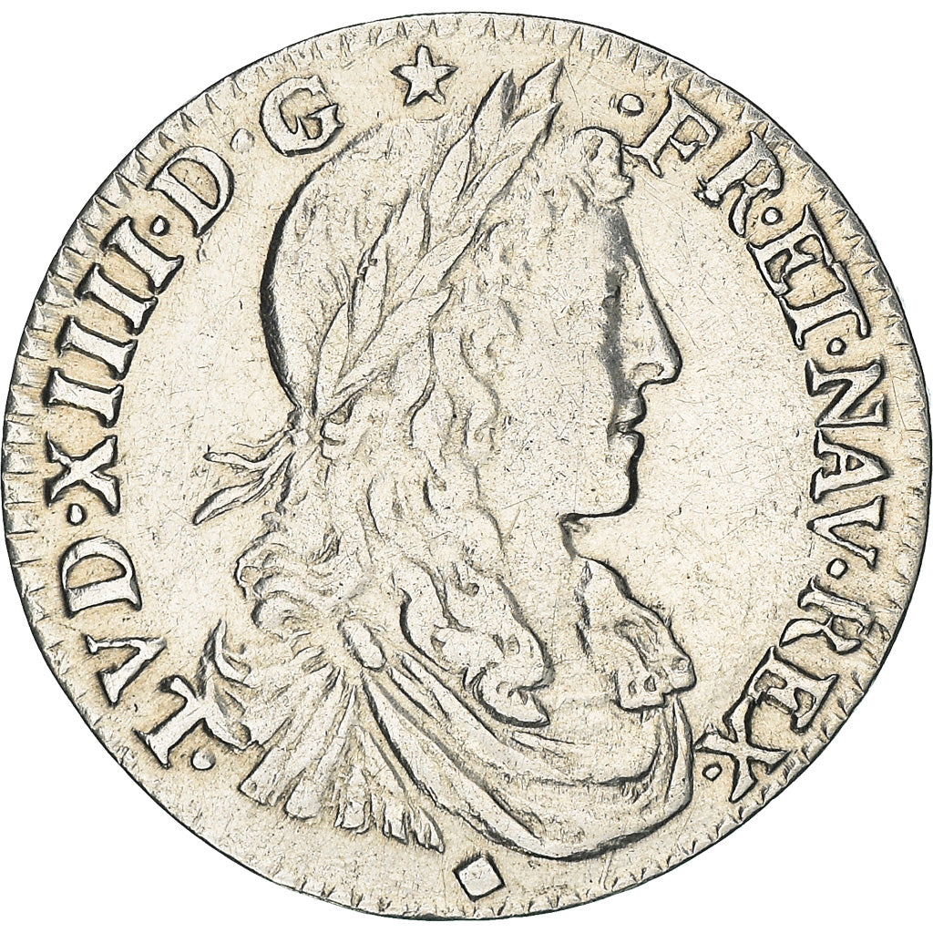 Coin, France, Louis XIV, 1/12 Écu au buste juvénile, 1/12 ECU, 10 Sols, 1662