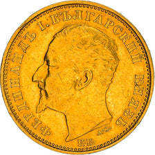 Moneta, Bulgaria, Ferdinand I, 20 Leva, 1894, Kormoczbanya, Hungary, SPL-, Oro