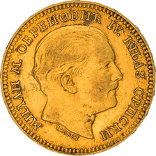 Coin, Serbia, Milan I, 20 Dinara, 1879, Paris, EF(40-45), Gold, KM:14