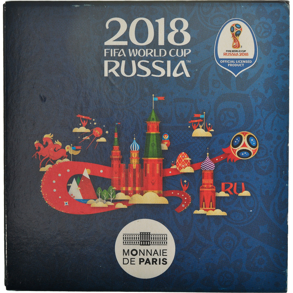 Francia, Monnaie de Paris, 50 Euro, Coupe du Monde FIFA Russie, 2018, Proof