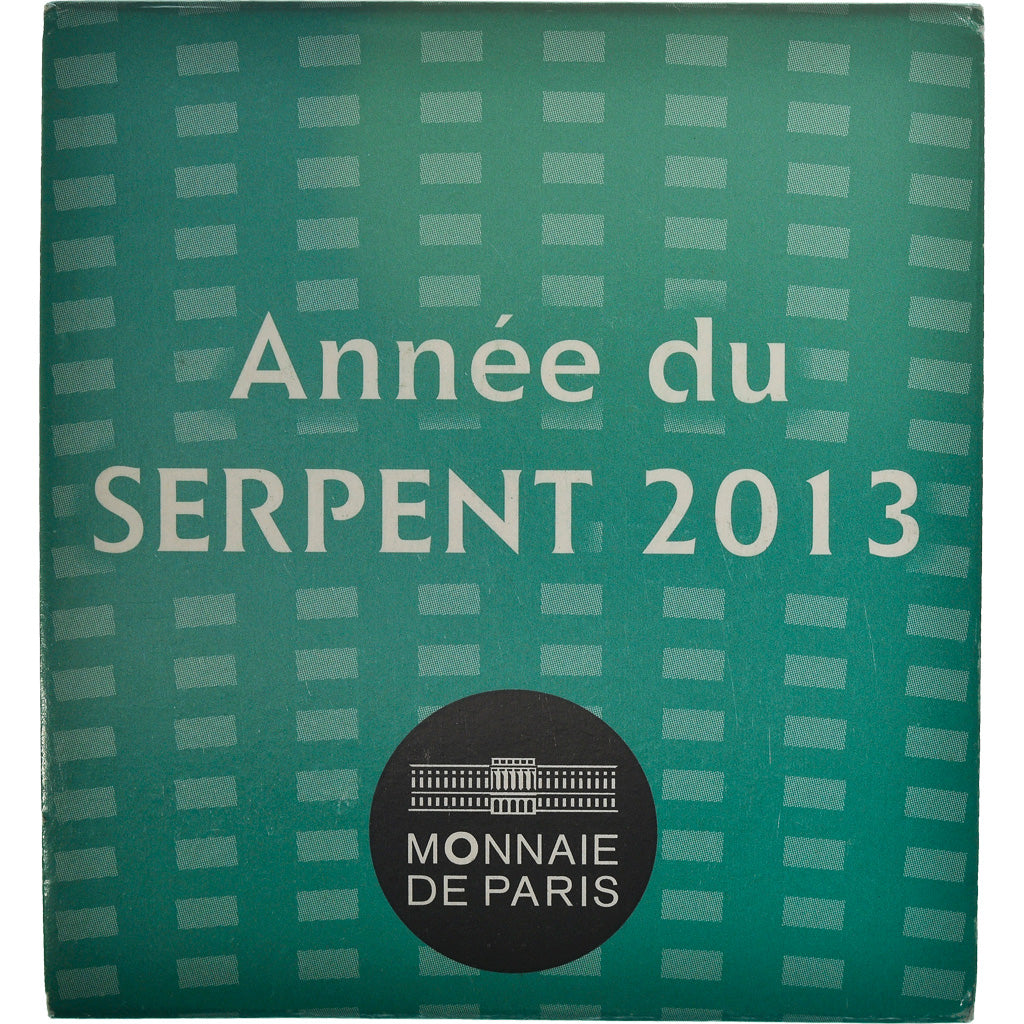 Frankreich, Monnaie de Paris, 50 Euro, Année du serpent, 2013, Proof, STGL