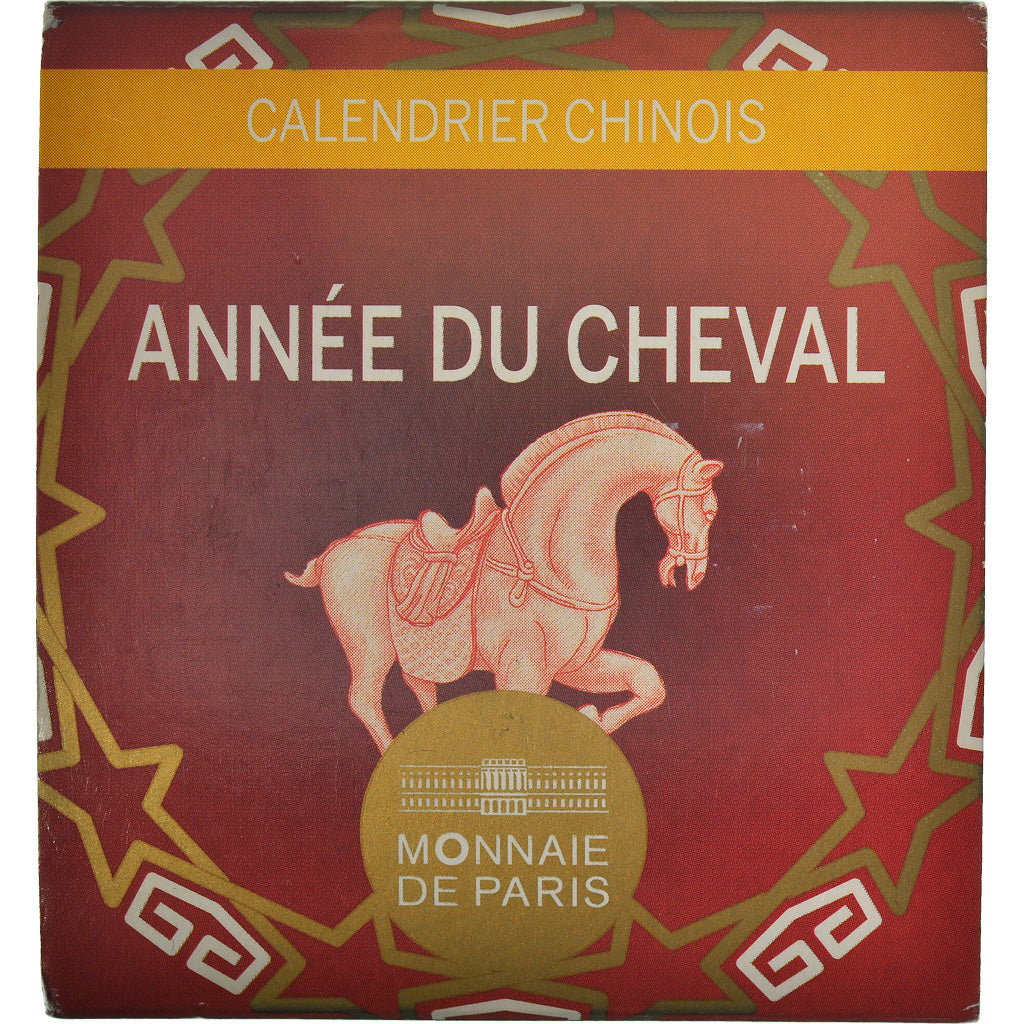 Francia, Monnaie de Paris, 50 Euro, Année du Cheval, 2014, Proof, FDC, Oro