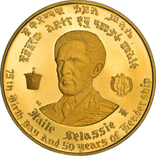 Coin, Ethiopia, Haile Selassie, 50 Dollars, 1966, Proof, MS(63), Gold, KM:40