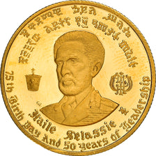 Coin, Ethiopia, Haile Selassie, 10 Dollars, 1966, Proof, MS(64), Gold, KM:38