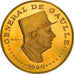 Coin, Chad, Général De Gaulle, 10000 Francs, 1960, Paris, Proof, MS(63), Gold