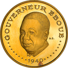 Coin, Chad, Gouverneur Éboué, 3000 Francs, Undated (1970), Paris, Proof