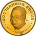 Coin, Chad, Gouverneur Éboué, 3000 Francs, Undated (1970), Paris, Proof