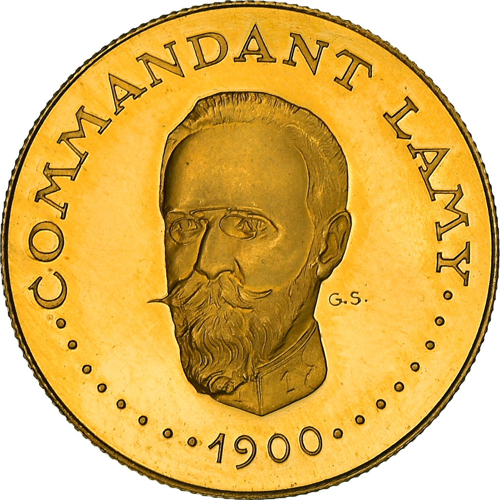 Coin, Chad, Commandant Lamy, 1000 Francs, Undated (1970), Paris, Proof, MS(63)