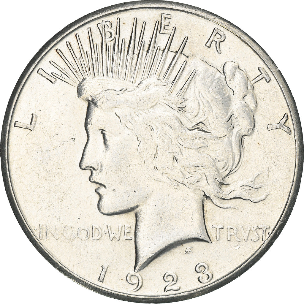 Coin, United States, Peace Dollar, Dollar, 1923, U.S. Mint, San Francisco