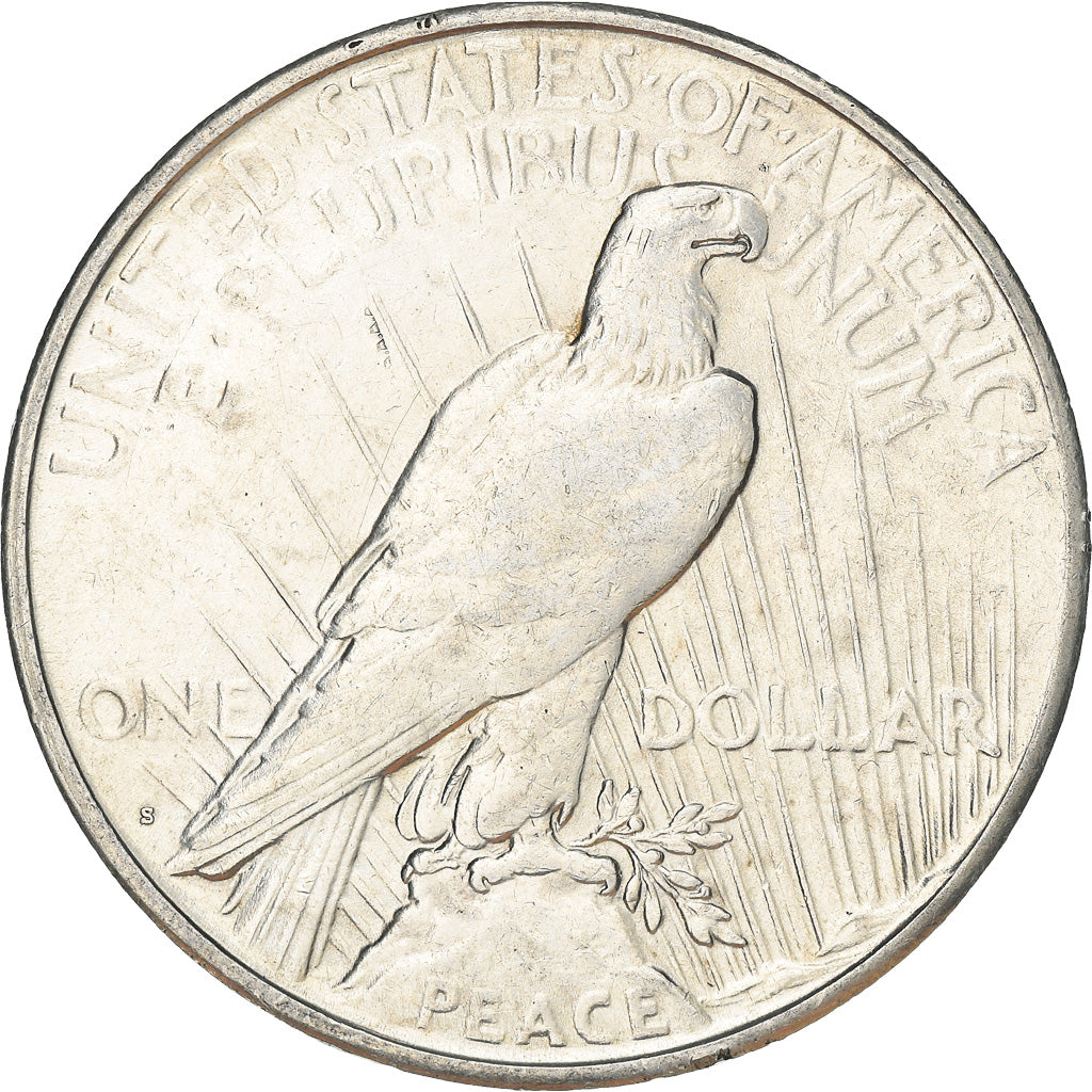Coin, United States, Peace Dollar, Dollar, 1923, U.S. Mint, San Francisco