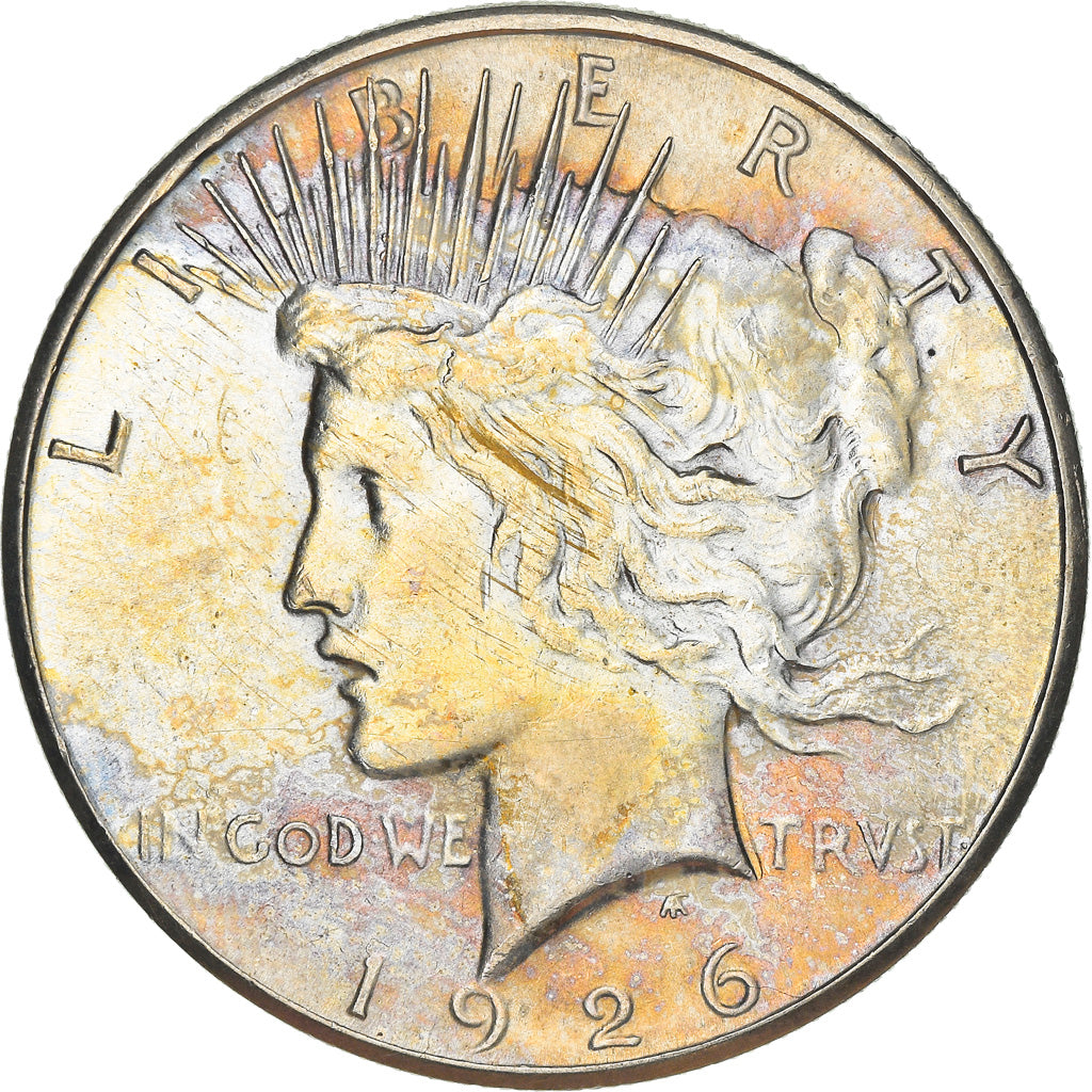 Coin, United States, Peace Dollar, Dollar, 1926, U.S. Mint, San Francisco