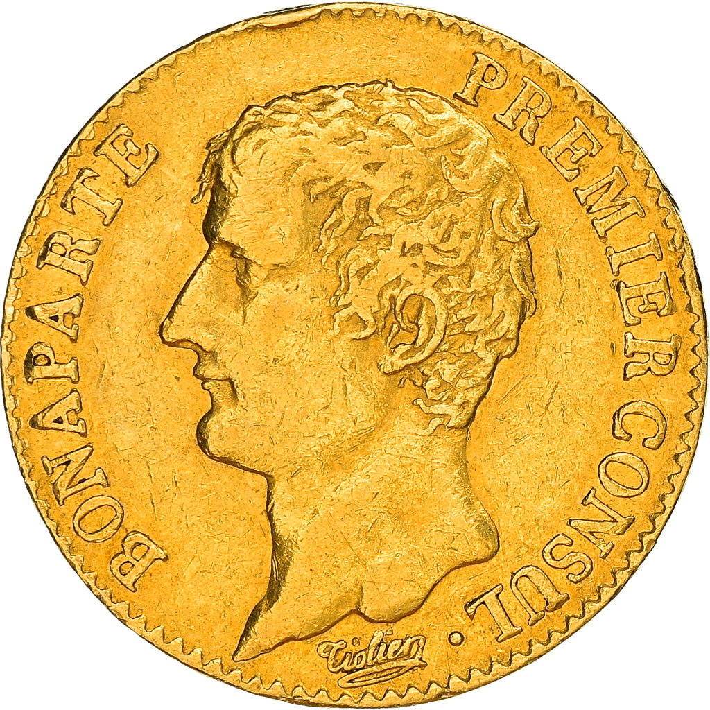 Monnaie, France, Napoléon I, 20 Francs, An 12, Paris, TTB, Or, KM:651, Le