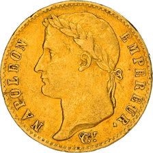Coin, France, Napoleon I, 20 Francs, 1815, Paris, Cent Jours, EF(40-45), Gold