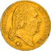 Moneda, Francia, Louis XVIII, 20 Francs, 1817, Bayonne, MBC, Oro, KM:712.5, Le