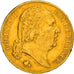 Moneda, Francia, Louis XVIII, 20 Francs, 1817, Bayonne, MBC, Oro, KM:712.5, Le