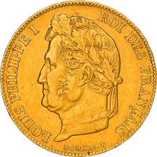Coin, France, Louis-Philippe, 20 Francs, 1840, Paris, AU(50-53), Gold, KM:750.1