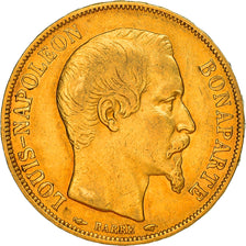 Moneta, Francia, Napoleon III, 20 Francs, 1852, Paris, BB+, Oro, KM:774, Le