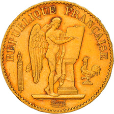 Coin, France, Génie, 20 Francs, 1875, Paris, AU(55-58), Gold, KM:825, Le