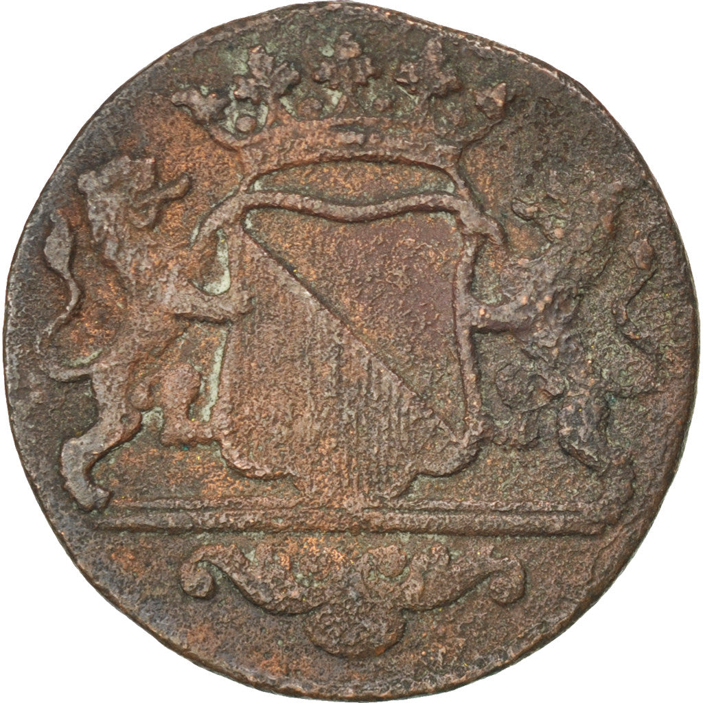 NETHERLANDS, Duit, 1783, KM #91, VF(20-25), Copper, 21.5, 2.79