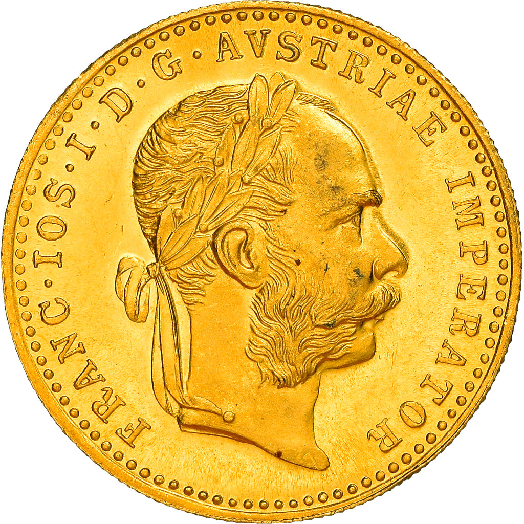 Coin, Austria, Franz Joseph I, Ducat, 1915, Restrike, MS(65-70), Gold, KM:2267