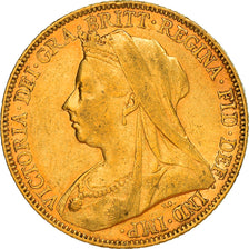 Monnaie, Australie, Victoria, Sovereign, 1897, Melbourne, TTB, Or, KM:13