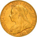 Coin, Great Britain, Victoria, Sovereign, 1899, EF(40-45), Gold, KM:785