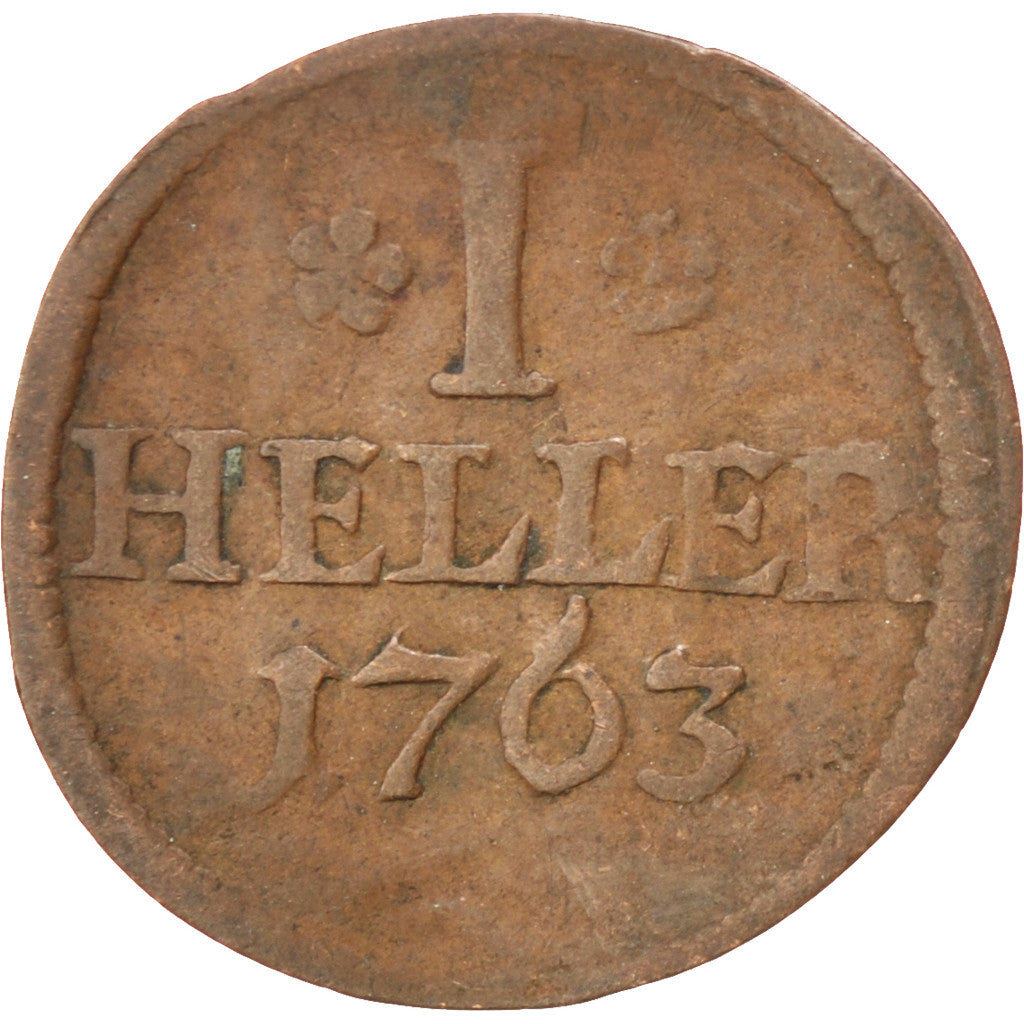 Coin, German States, SAXE-HILDBURGHAUSEN, Ernst Friedrich III Carl, Heller
