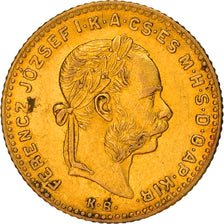 Coin, Hungary, Franz Joseph I, 4 Forint 10 Francs, 1888, Kremnitz, AU(55-58)