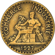 Coin, France, Chambre de commerce, 2 Francs, 1927, Paris, VF(30-35)