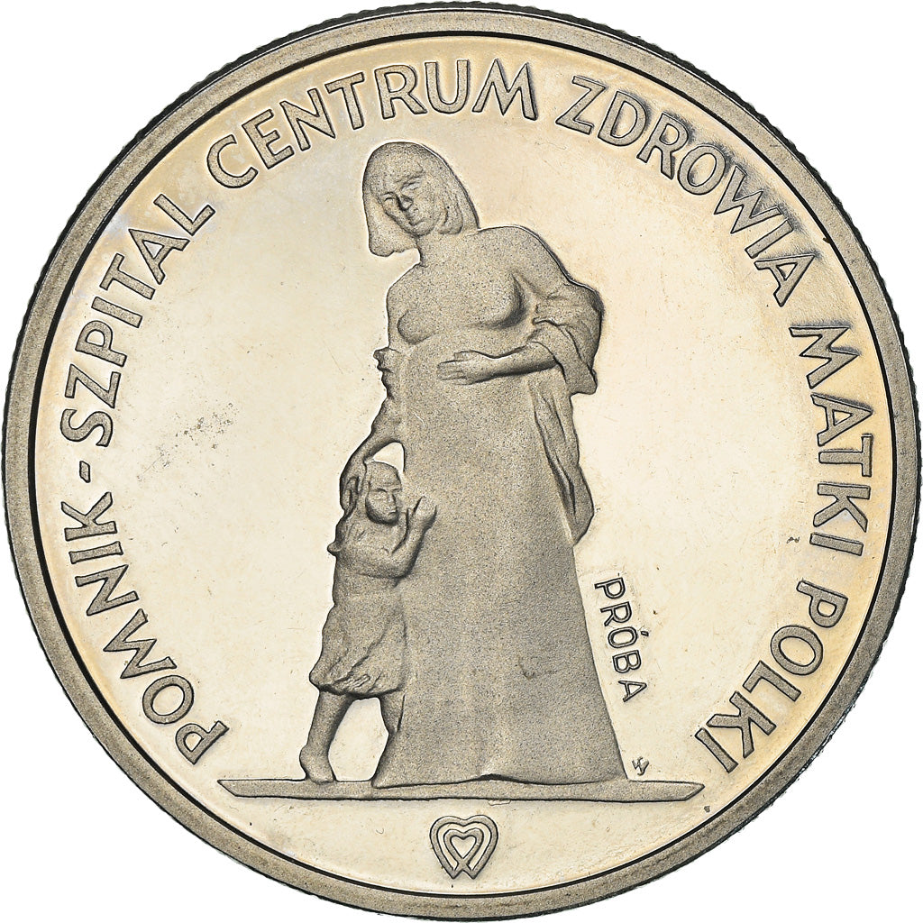 Coin, Poland, 200 Zlotych, 1985, Warsaw, Essai, Proof, MS(60-62), Nickel Plated