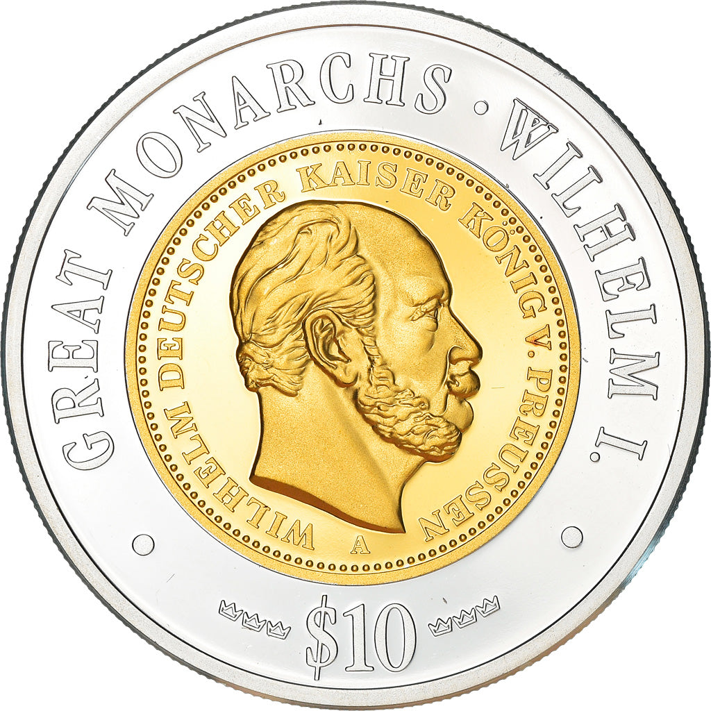 Coin, Namibia, William I, 10 Dollars, 2009, Proof, MS(65-70), Silver