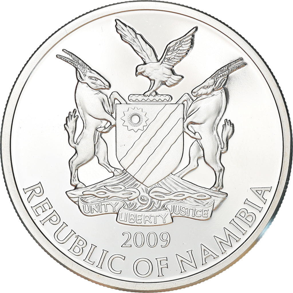 Coin, Namibia, William I, 10 Dollars, 2009, Proof, MS(65-70), Silver
