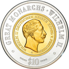 Coin, Namibia, William II, 10 Dollars, 2009, Proof, MS(65-70), Silver