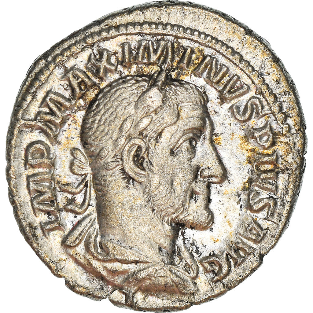 Coin, Maximinus I Thrax, Denarius, 235-236, Roma, AU(55-58), Silver, RIC:7A