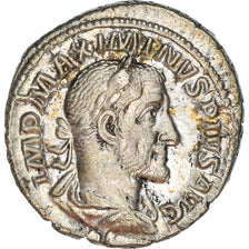 Coin, Maximinus I Thrax, Denarius, 235-236, Roma, AU(55-58), Silver, RIC:7A