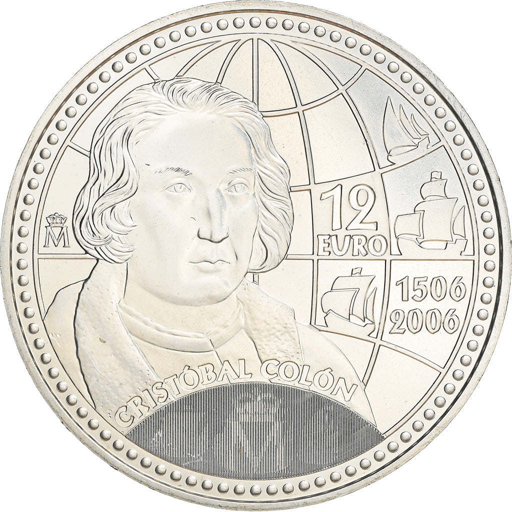 Spain, 12 Euro, 500th Anniversary - Death of Columbus, 2006, Madrid, MS(65-70)