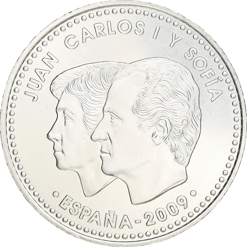 Spanien, 12 Euro, Economic and Monetary Union - Anniversary, 2009, Madrid, STGL