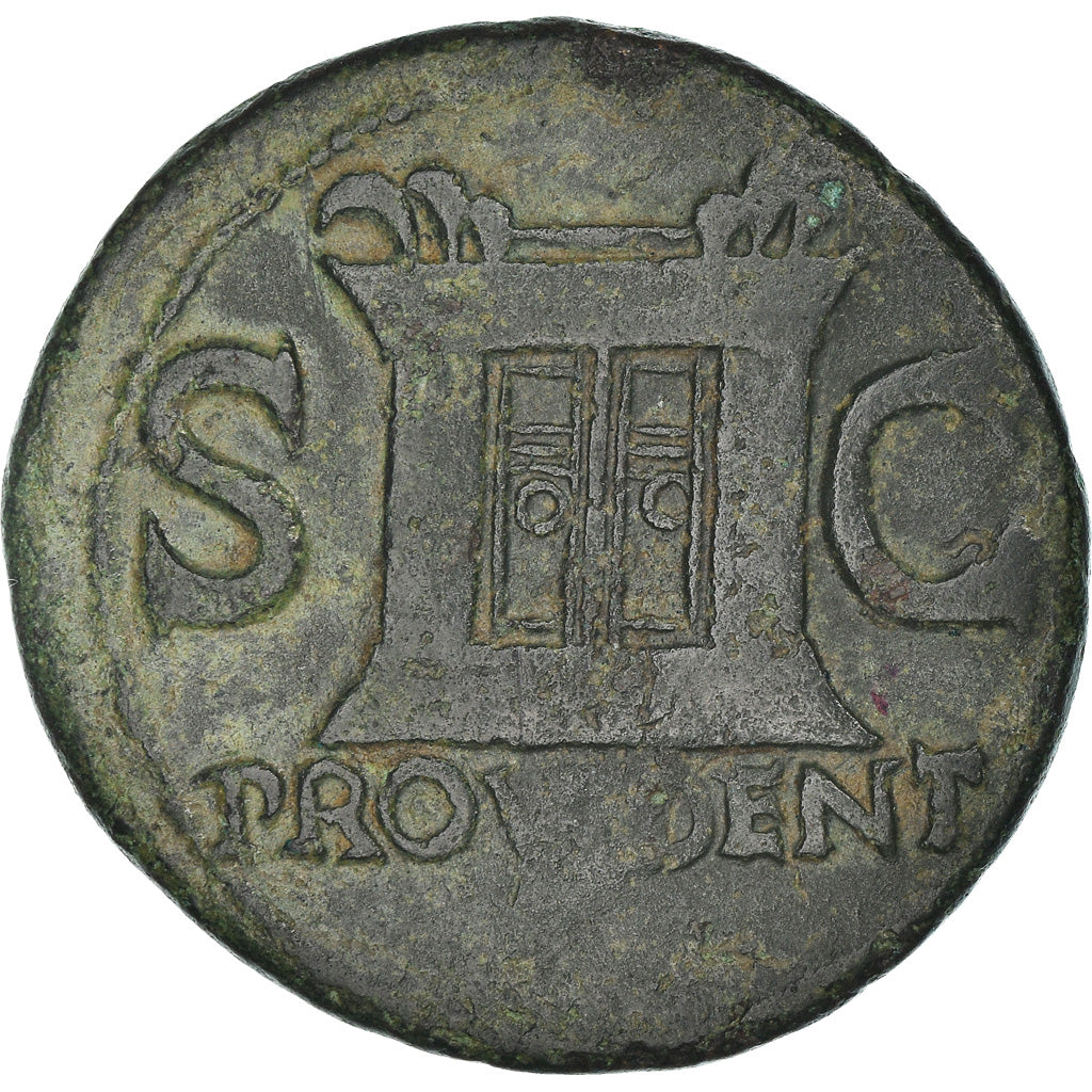 Coin, Augustus, As, 31-37, Roma, VF(20-25), Bronze, RIC:81