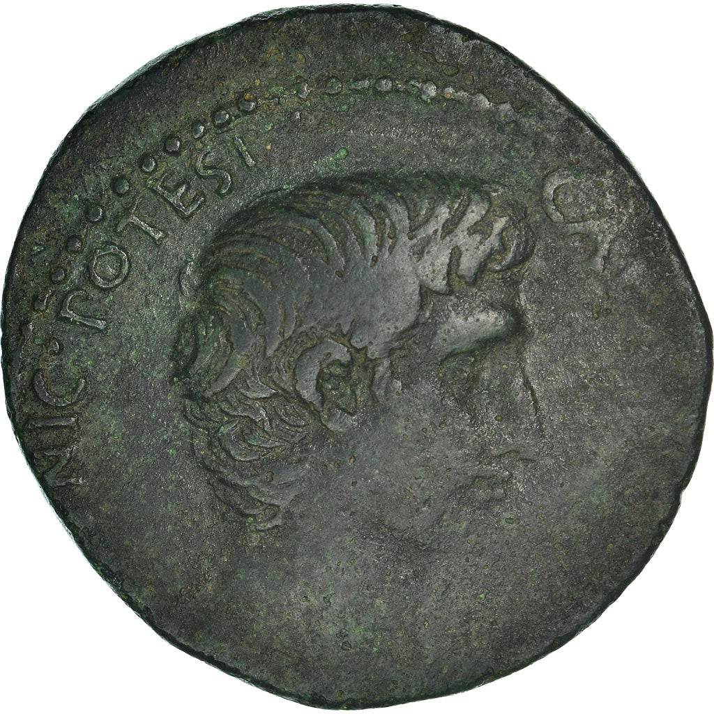 Coin, Augustus, As, 15 BC, Roma, VF(30-35), Bronze, RIC:382